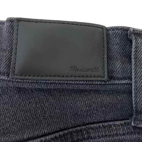 Madewell Cali Demi Boot Jeans Women’s Size 25 Starkey Wash Black Crop Flare - Picture 7 of 13